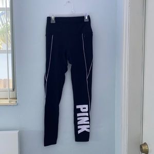 VS PINK Black Activewear Leggings